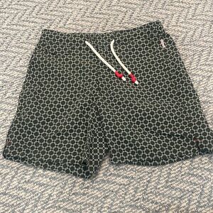 ORLEBAR BROWN men’s bathing suit swim trunks Size 28 / Small. Hunter green print
